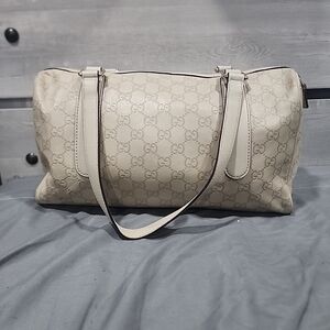 Gucci Boston Cream Monogram Women's Bag